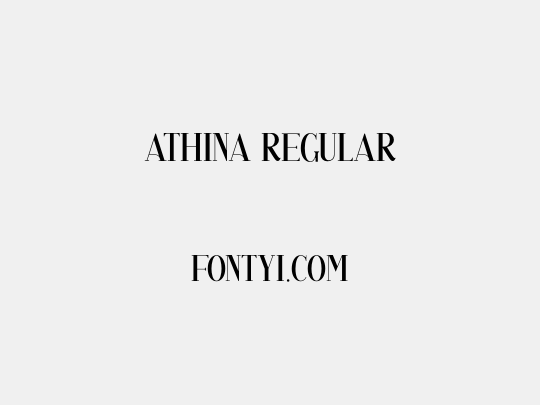 Athina Regular