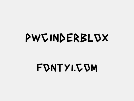 PWCINDERBLOX
