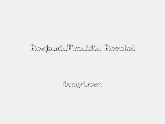 BenjaminFranklin Beveled