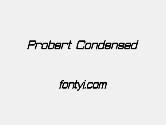 Probert Condensed
