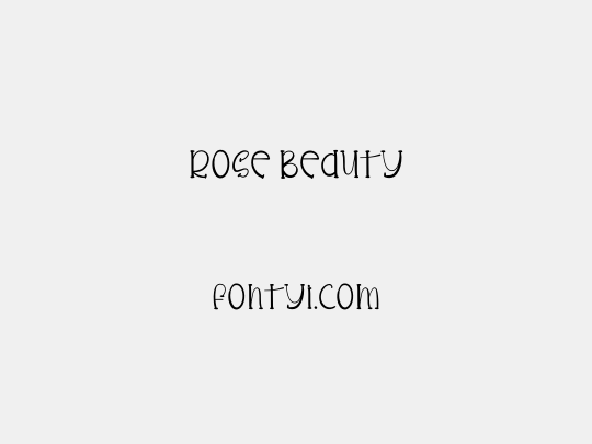 Rose Beauty