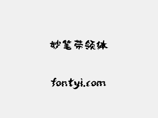 妙笔带领体