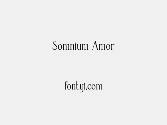 Somnium Amor