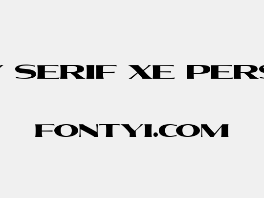Molly Serif XE PERSONAL