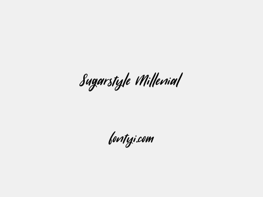 Sugarstyle Millenial