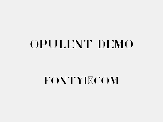 Opulent Demo