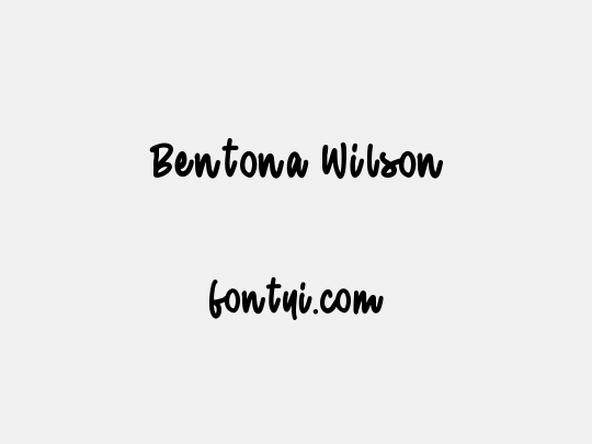 Bentona Wilson