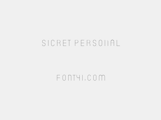 Sicret PERSONAL