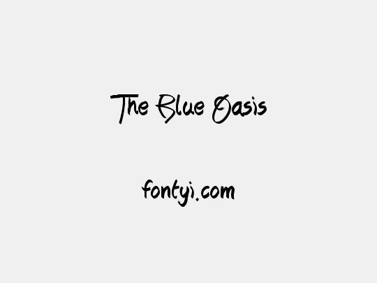 The Blue Oasis