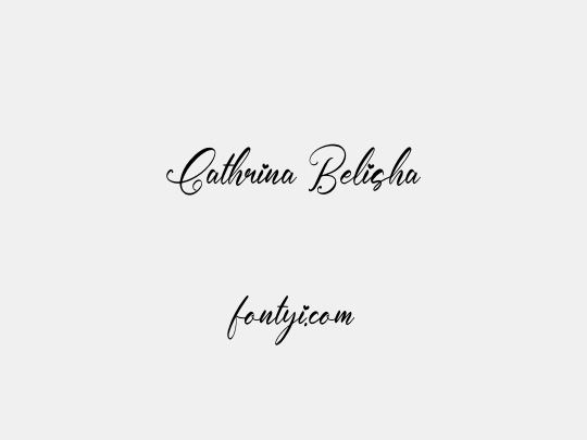 Cathrina Belisha