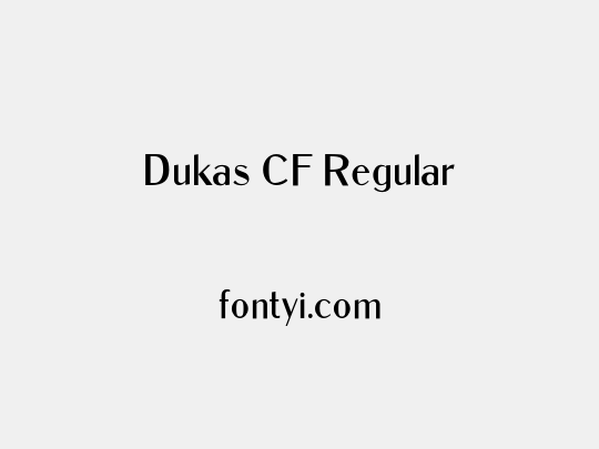 Dukas CF Regular