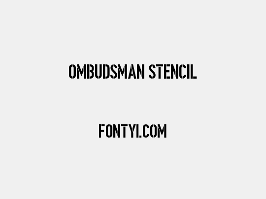 Ombudsman Stencil