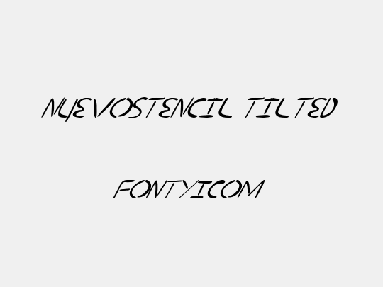 nuevostencil tilted