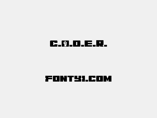 C.O.D.E.R.