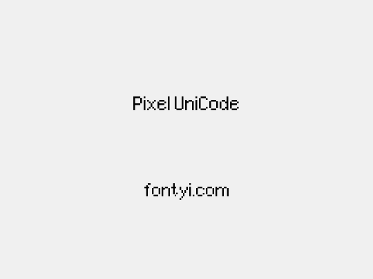 Pixel UniCode