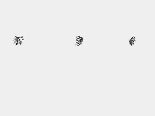 Victorian Initials One