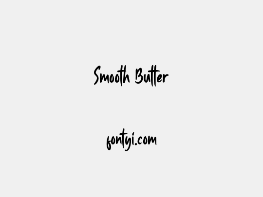 Smooth Butter