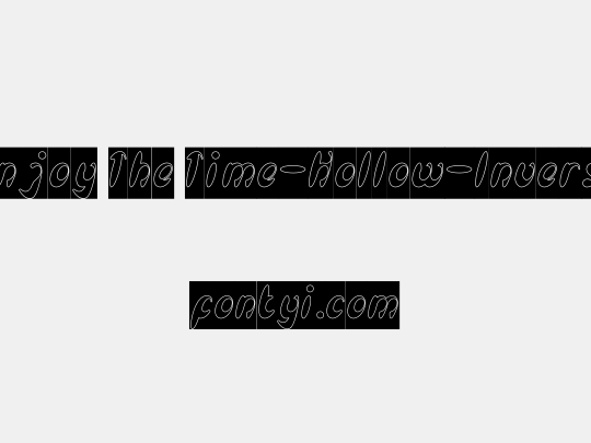 Enjoy The Time-Hollow-Inverse