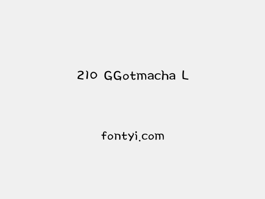 210 GGotmacha L