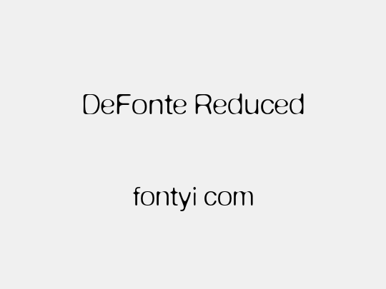 DeFonte Reduced