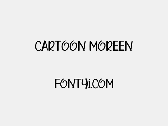CARTOON MOREEN