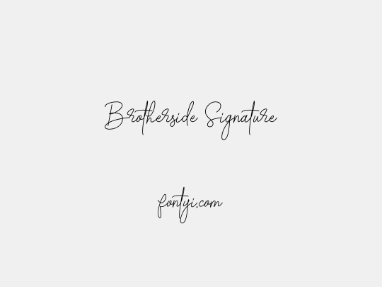Brotherside Signature