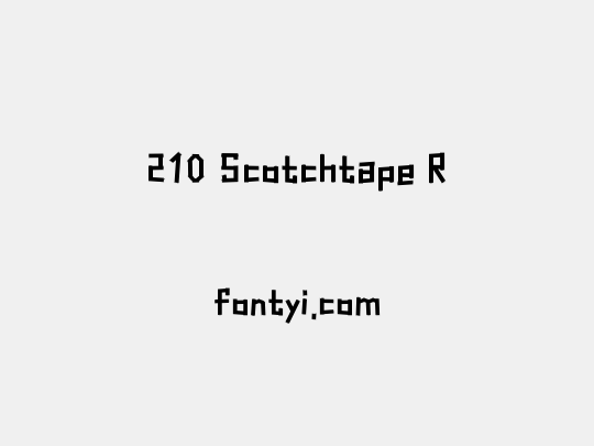 210 Scotchtape R