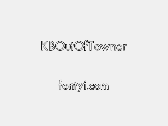 KBOutOfTowner