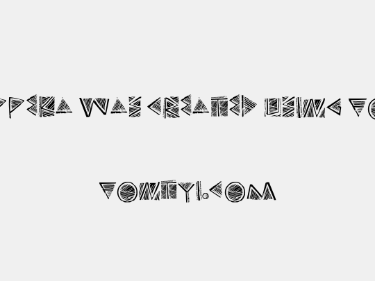 Touppeka was created using FontCreator 6.5 from High-Logic.com˝0ã�