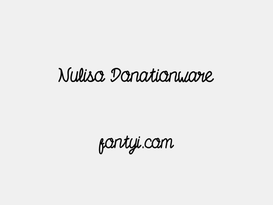 Nuliso Donationware