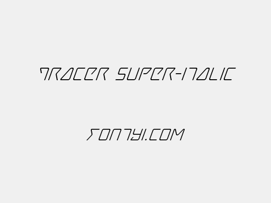 Tracer Super-Italic