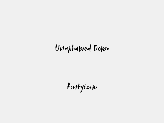 Unashamed Demo