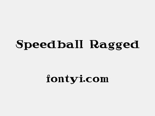 Speedball Ragged