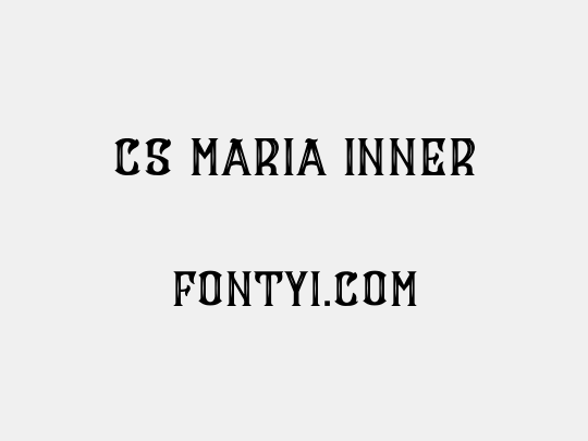 CS Maria Inner