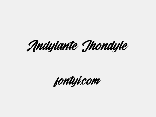 Andylante Jhondyle