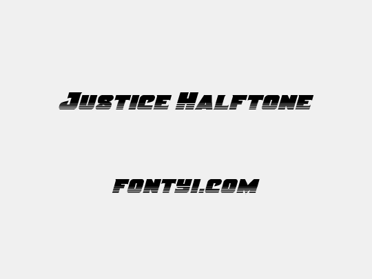 Justice Halftone