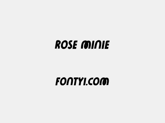 Rose Minie