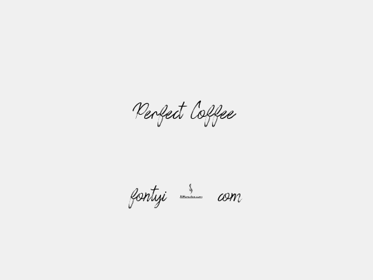 Perfect Coffee