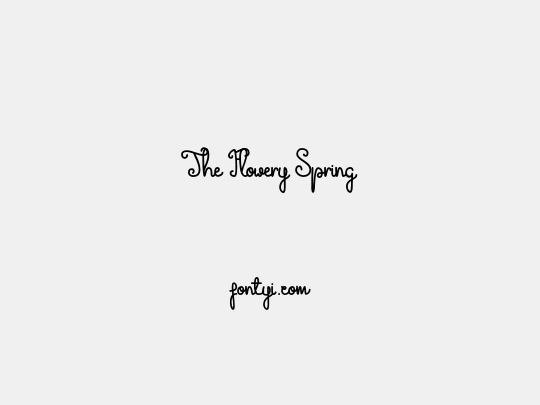 The Flowery Spring