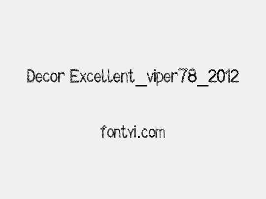 Decor Excellent_viper78_2012