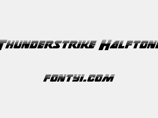 Thunderstrike Halftone