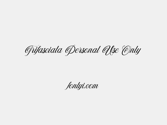 Trifasciata Personal Use Only