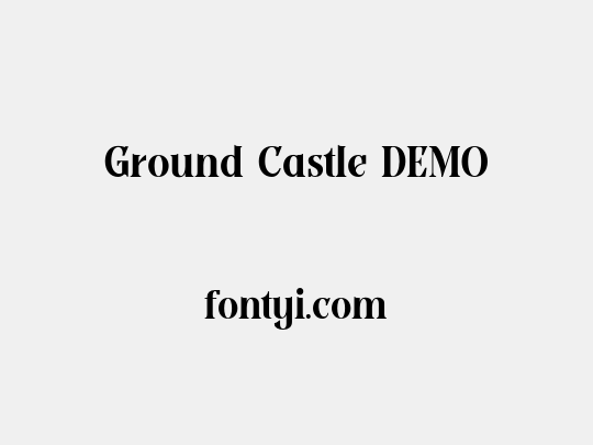 Ground Castle DEMO