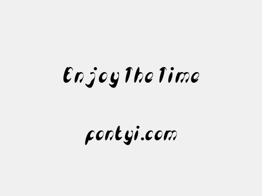Enjoy The Time