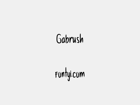 Gabrush