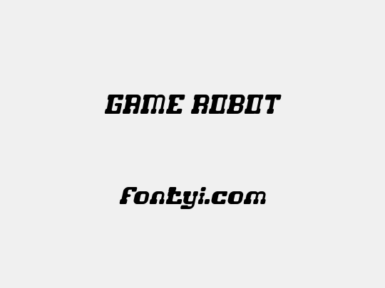 GAME ROBOT