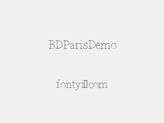 BDParisDemo