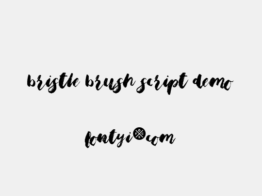 Bristle Brush Script Demo