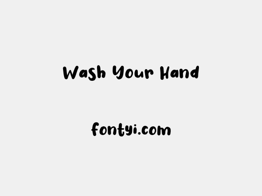 Wash Your Hand