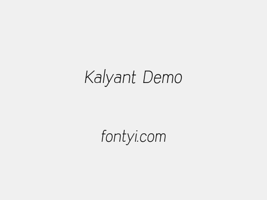 Kalyant Demo